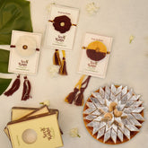 Seed Rakhi With Kaju Katali Box - Rakhi Combo